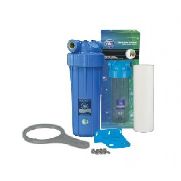 Dedurizator Bingo, 8VT-S1 8 litri, Pachet complet: Filtru Grosier + Big Blue 10, Sedimente 5 microni + ByPass cadou